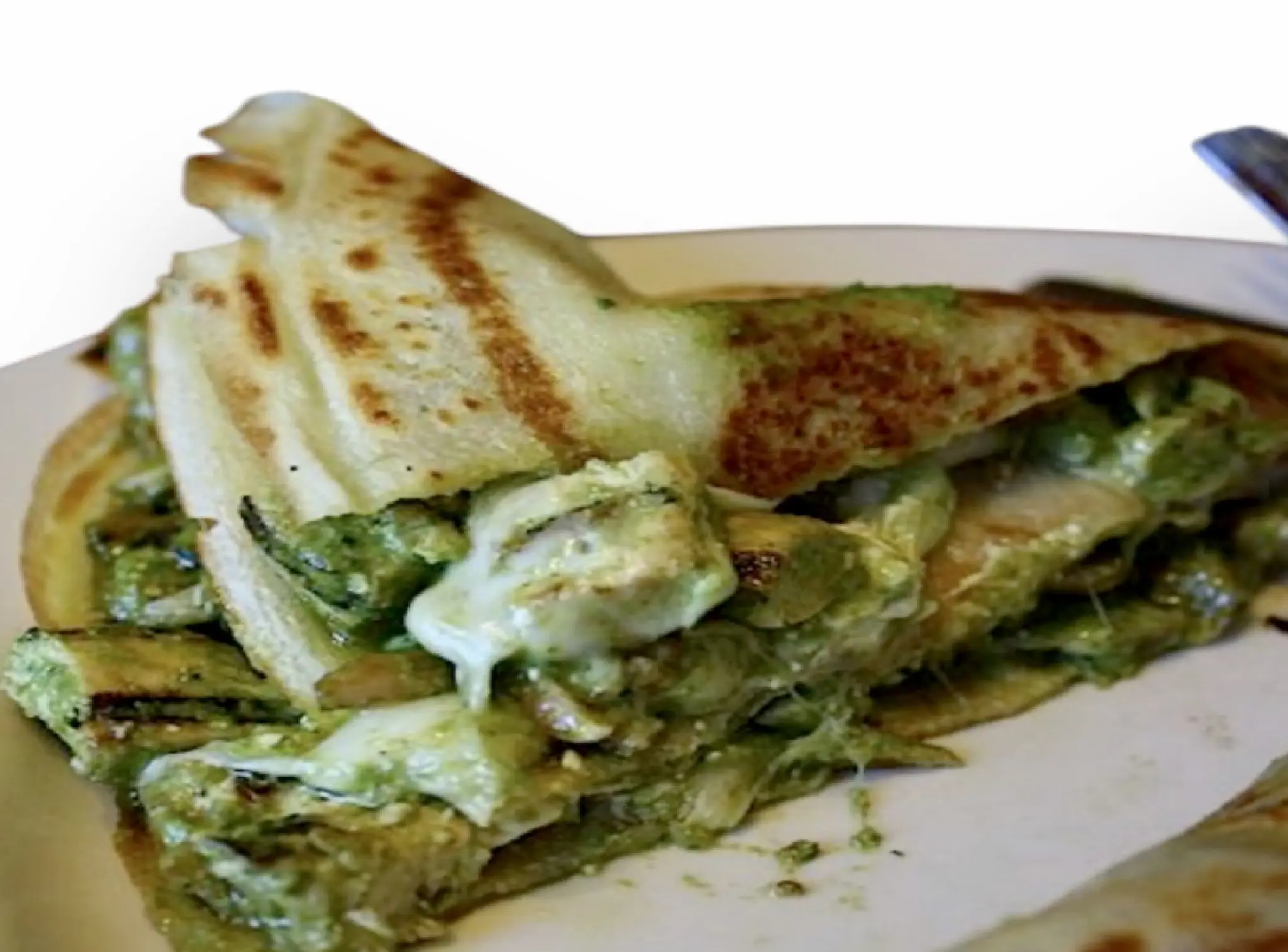 A plate of food with some kind of crepes